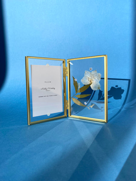 Pressed Flower Opening Photo Frame