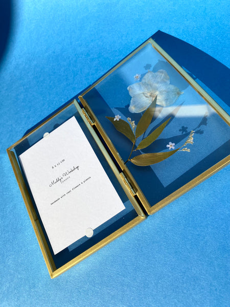 Pressed Flower Opening Photo Frame