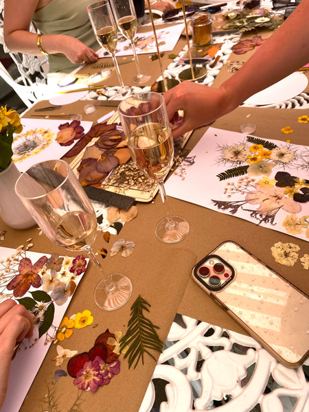 Private Flower Pressing Workshop (6-10 people)