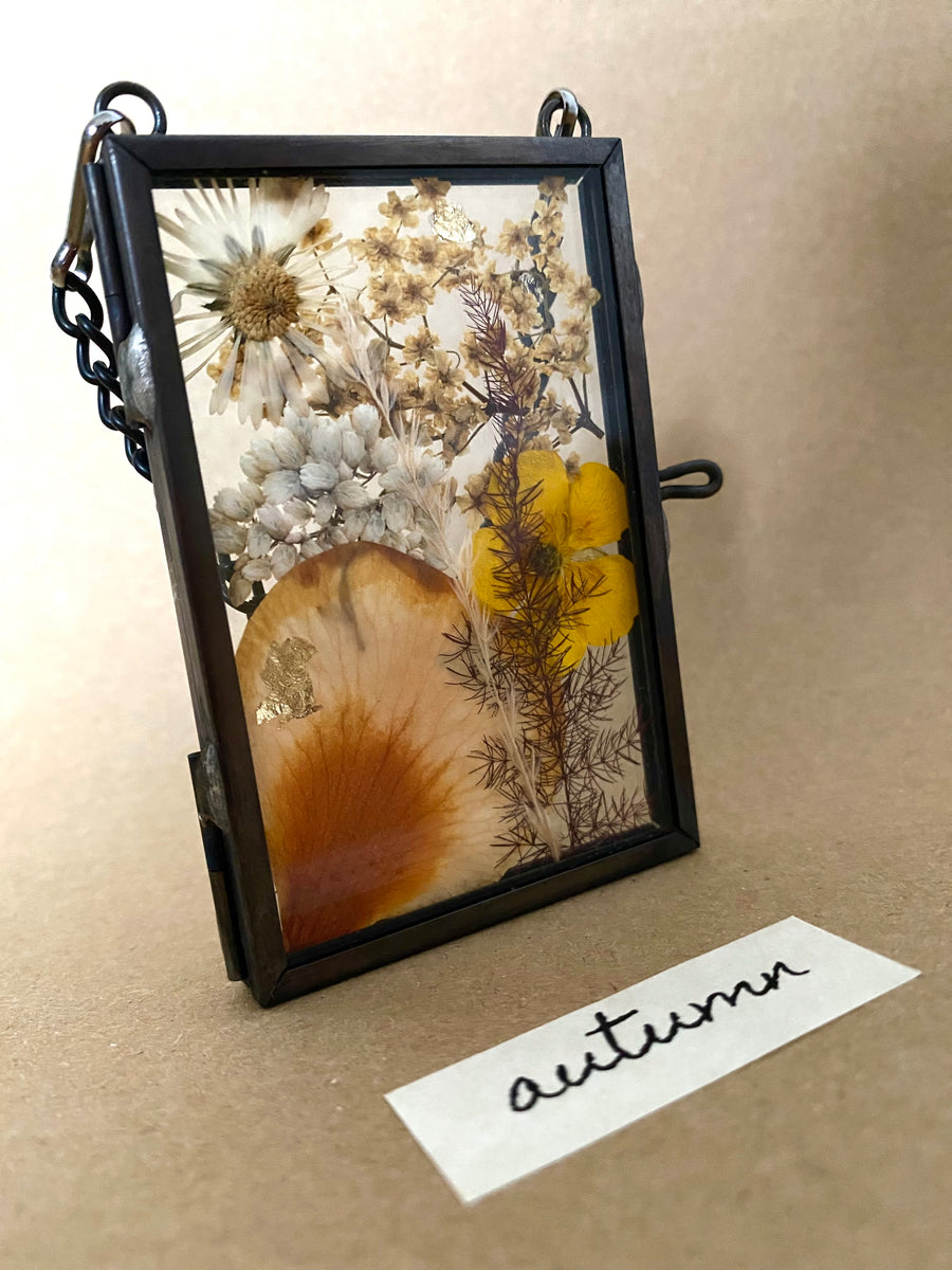 Mini Pressed Flower Frame – Autumn Edition | Handmade Seasonal ...