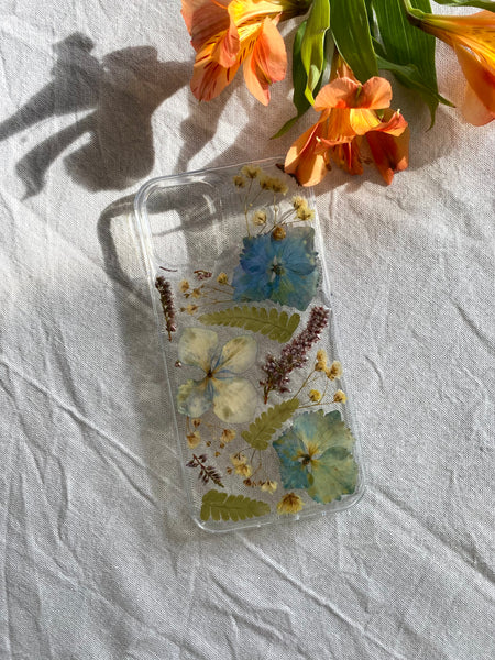 Handmade Real Pressed Flower Phone Case