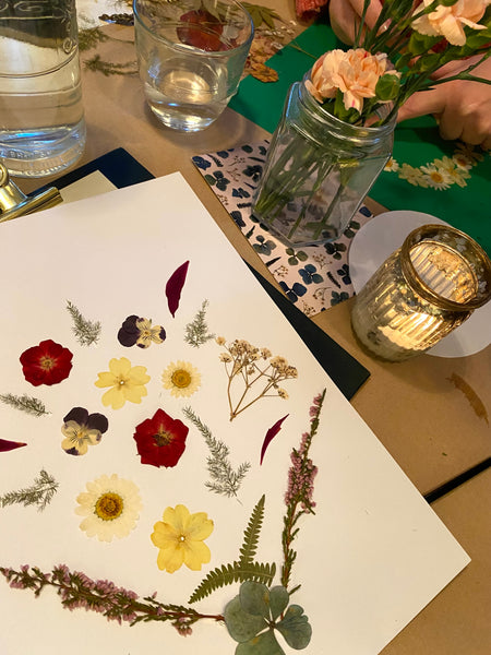 Private Flower Pressing Workshop (6-10 people)