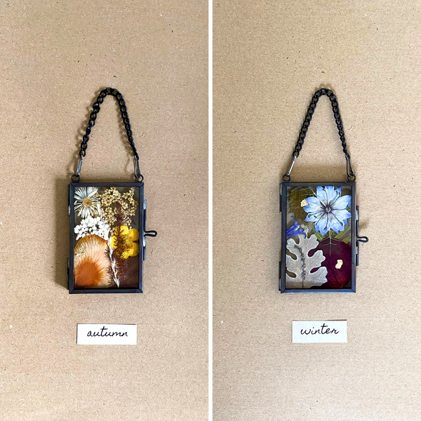 Mini Pressed Flower Frame – Autumn Edition