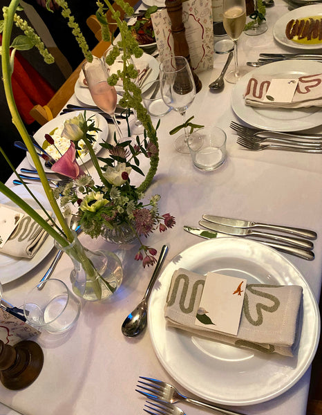 Pressed Flower Wedding Place Cards