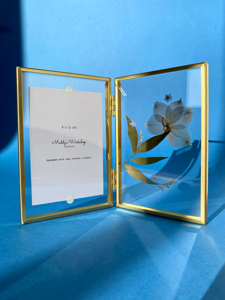 Pressed Flower Opening Photo Frame
